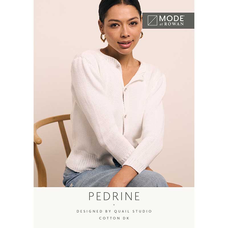 Rowan Mode Pedrine Cardigan Pattern by Quail Studio