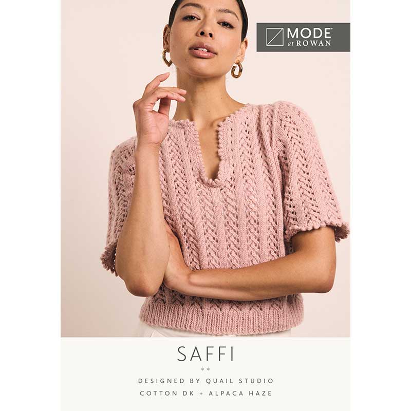 Rowan Mode Saffi Top Pattern by Quail Studio
