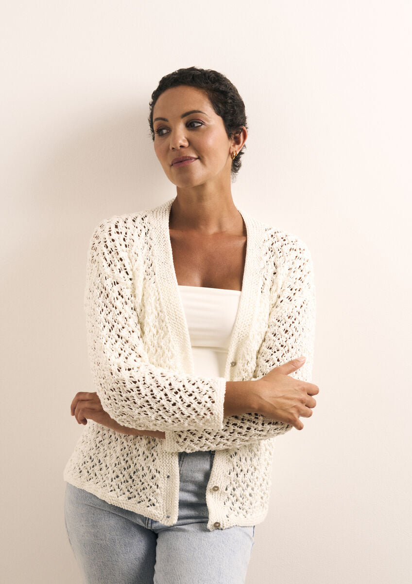 Rowan Mode Tage Cardigan Pattern by Quail Studio