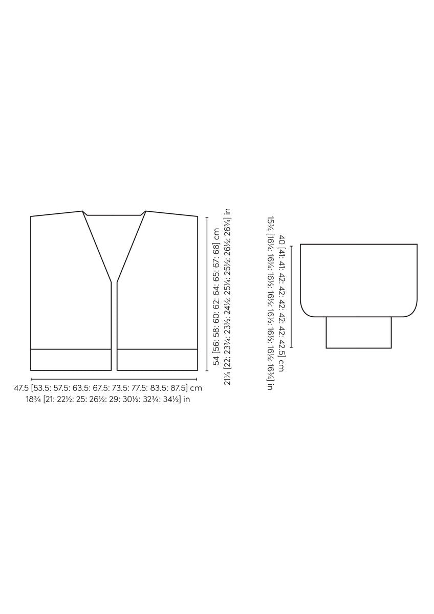 Rowan Mode Colourmix Cardigan Aries Pattern by Quail Studio MIP88