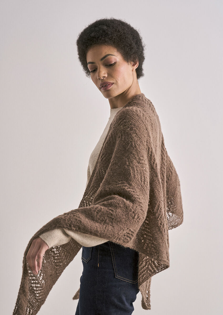 Rowan Mode Pier and Metton Shawl and Hat Pattern by Quail Studio