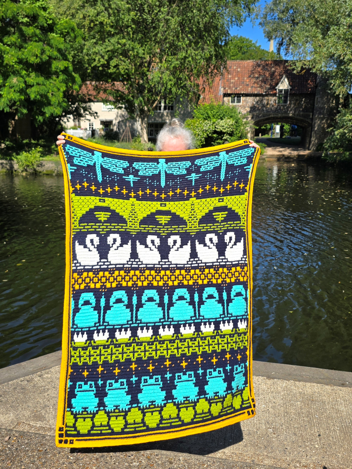 Waterside Blanket by Rosina Plane 2025 - Crochet Along