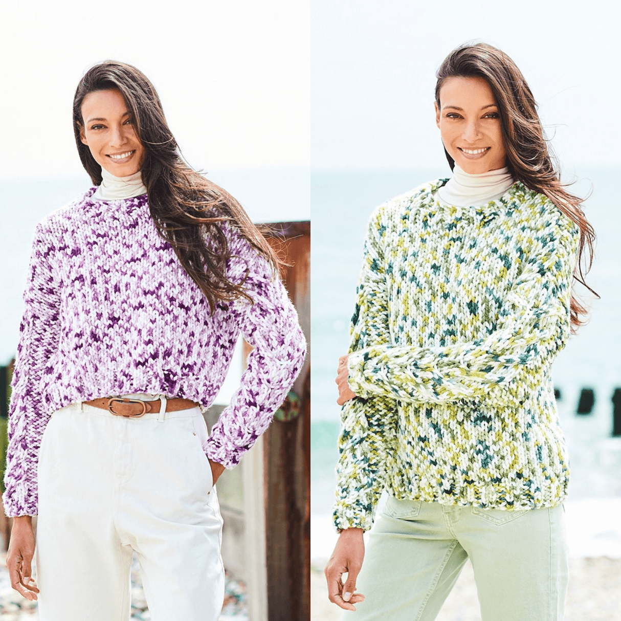 Stylecraft Colour Code XL Sweaters Pattern 10034