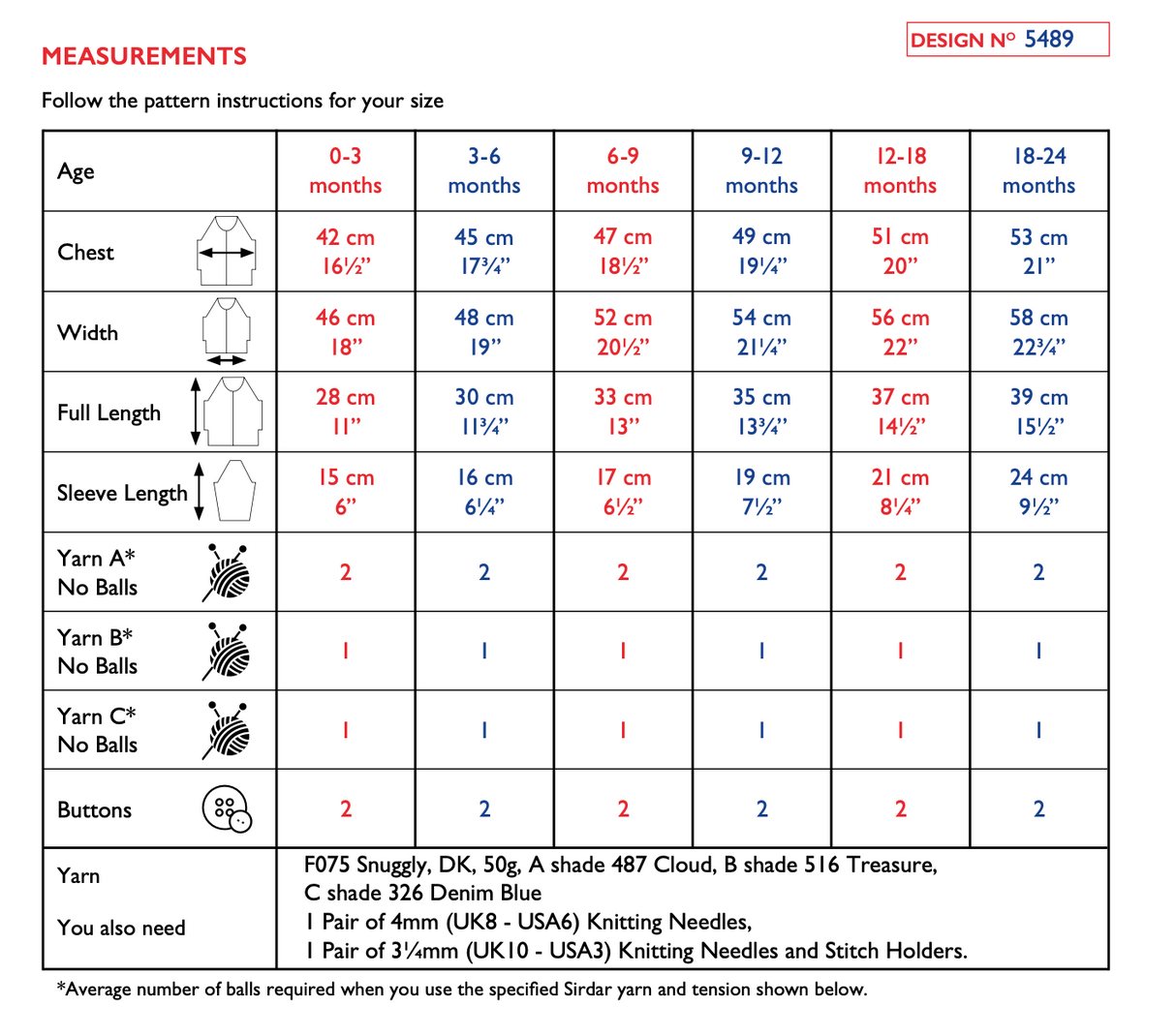 Sirdar Building Blocks Collection Hoodie Pattern 5489