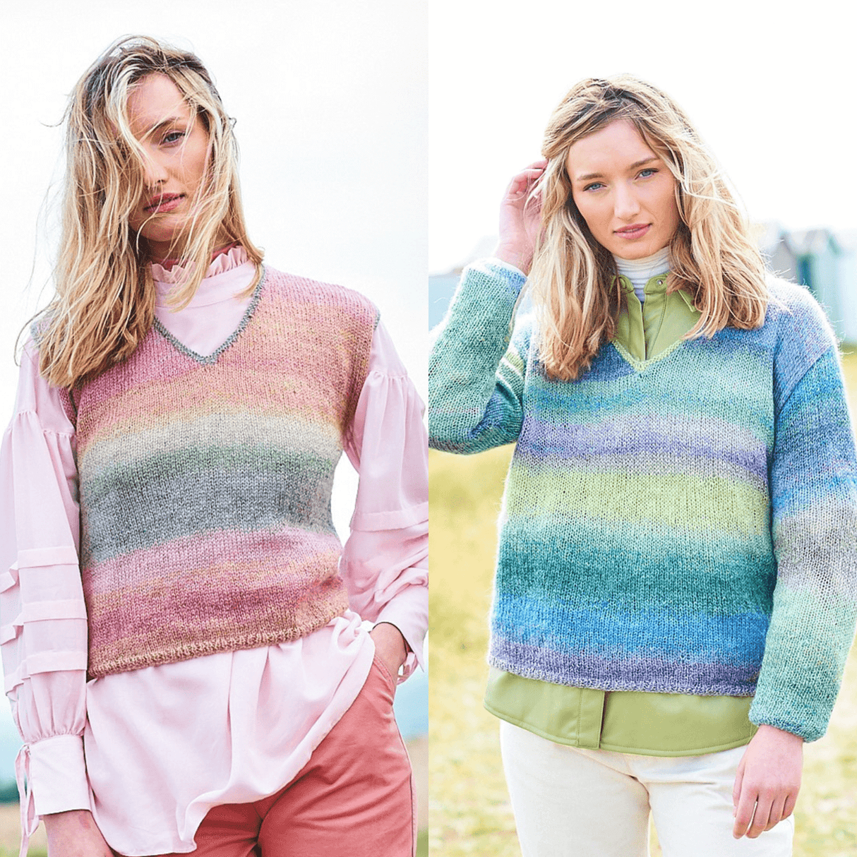 Stylecraft Charm Lace Weight Sweater & Tank Top Pattern 9881