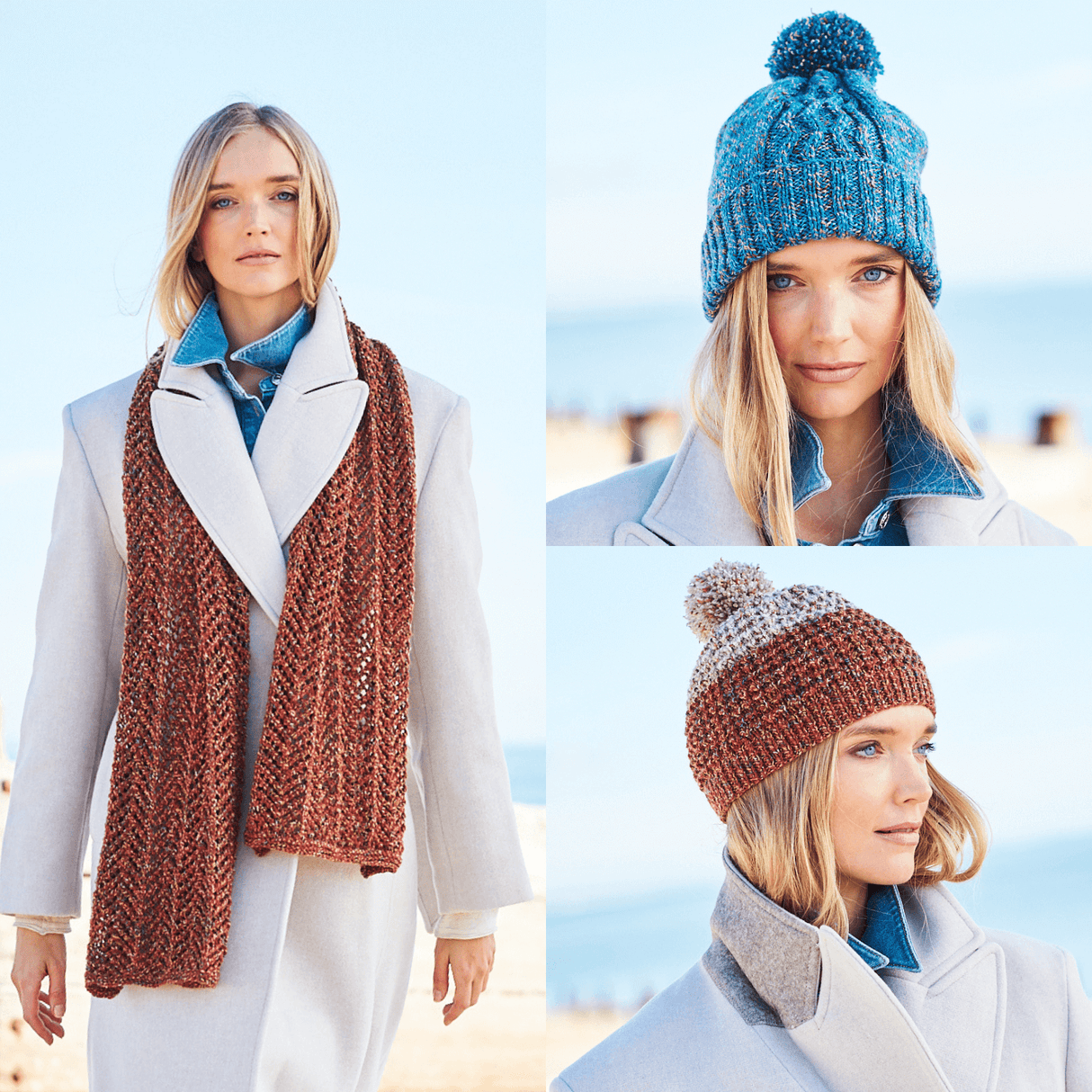 Stylecraft Colour Twist DK Hat & Scarf Pattern 9925