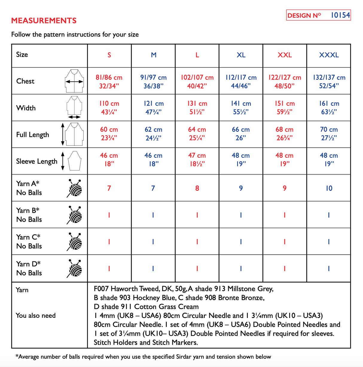 Sirdar Haworth Tweed DK Jumper Pattern 10154