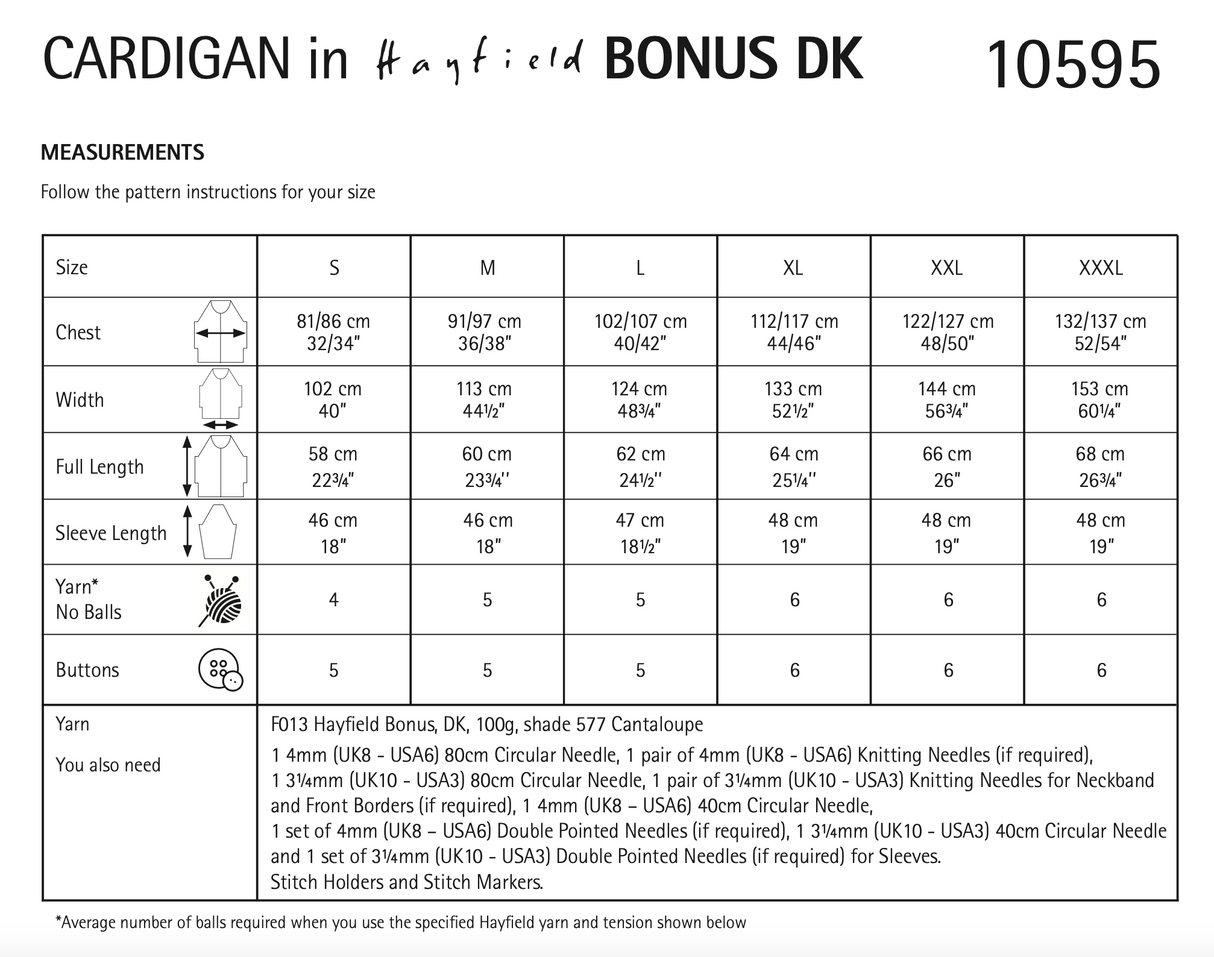 Sirdar Mood Boosting Collection Cardigan Pattern 10595
