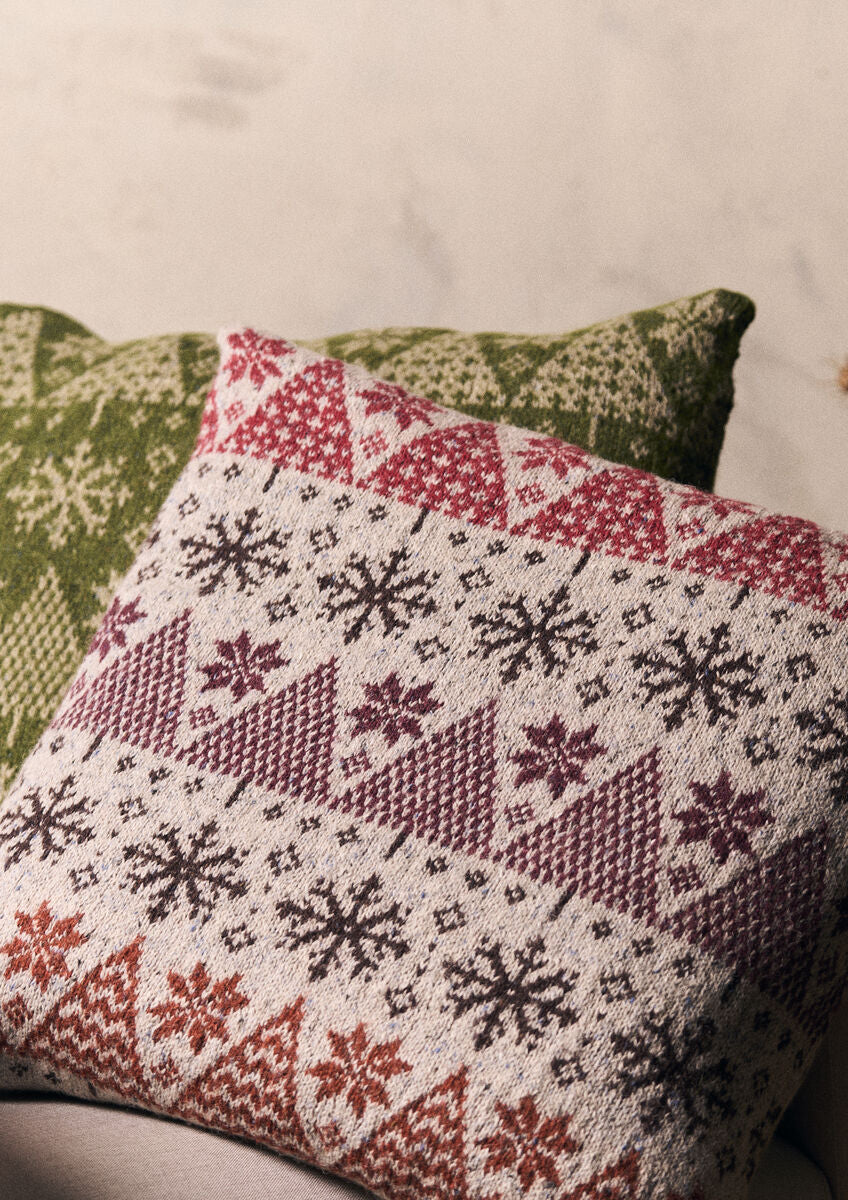 Rowan Felted Tweed DK Pine Forest Cushion by Martin Storey