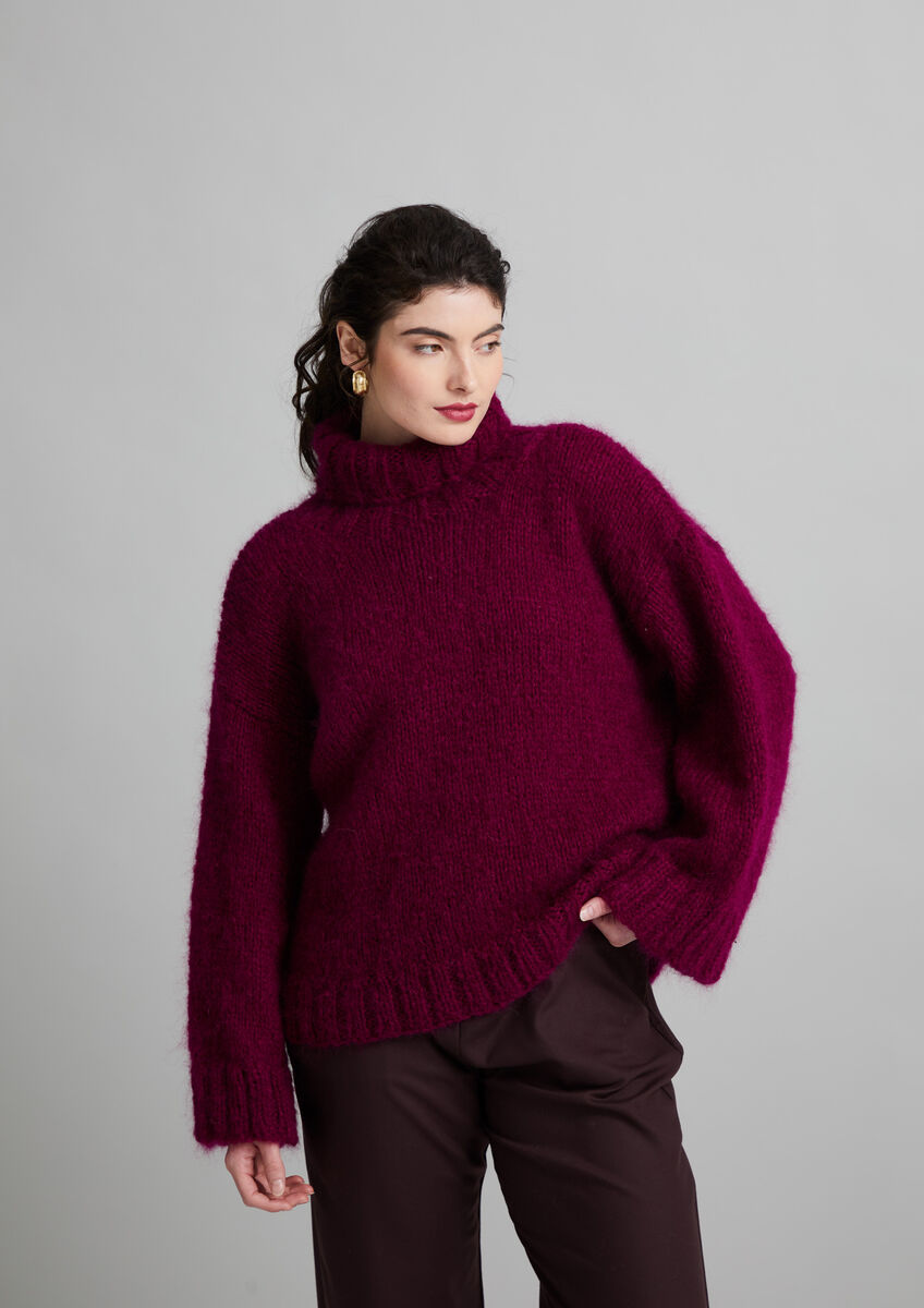 Rowan Mode Mohair Soft Portofino Sweater Pattern by Quail Studio MIP91