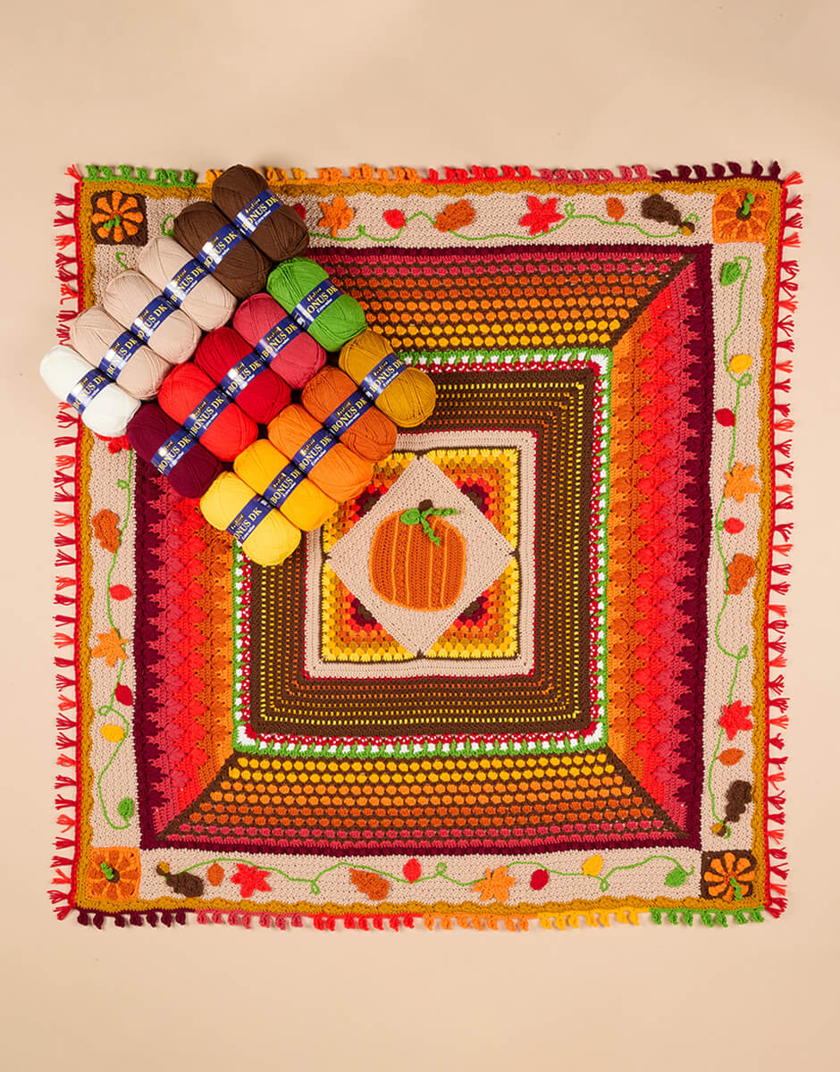 Sirdar Pumpkin Spice Blanket 2026 - Crochet Along (CAL)