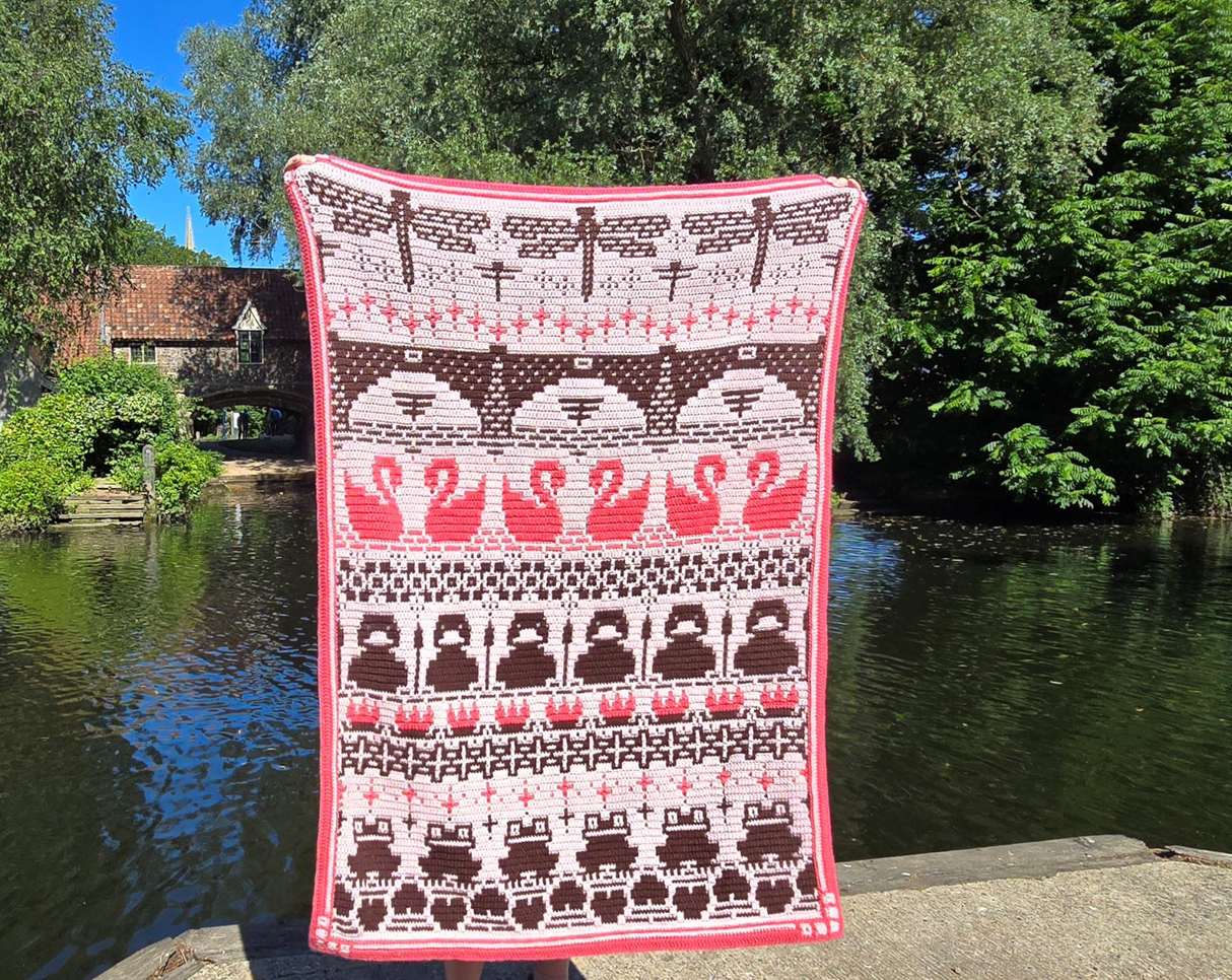 Waterside Blanket by Rosina Plane 2025 - Crochet Along