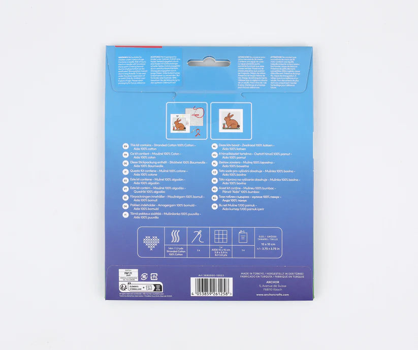 Anchor Mini My First Counted Cross Stitch Kit - Rabbit