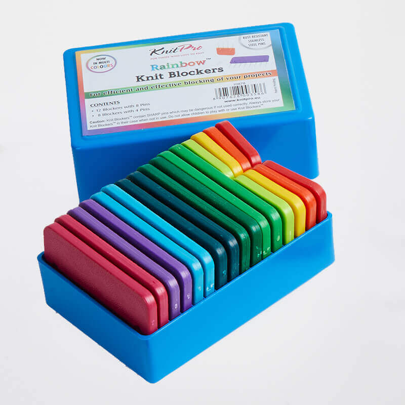 KnitPro Rainbow Knit Blocker Combs - Pack of 20