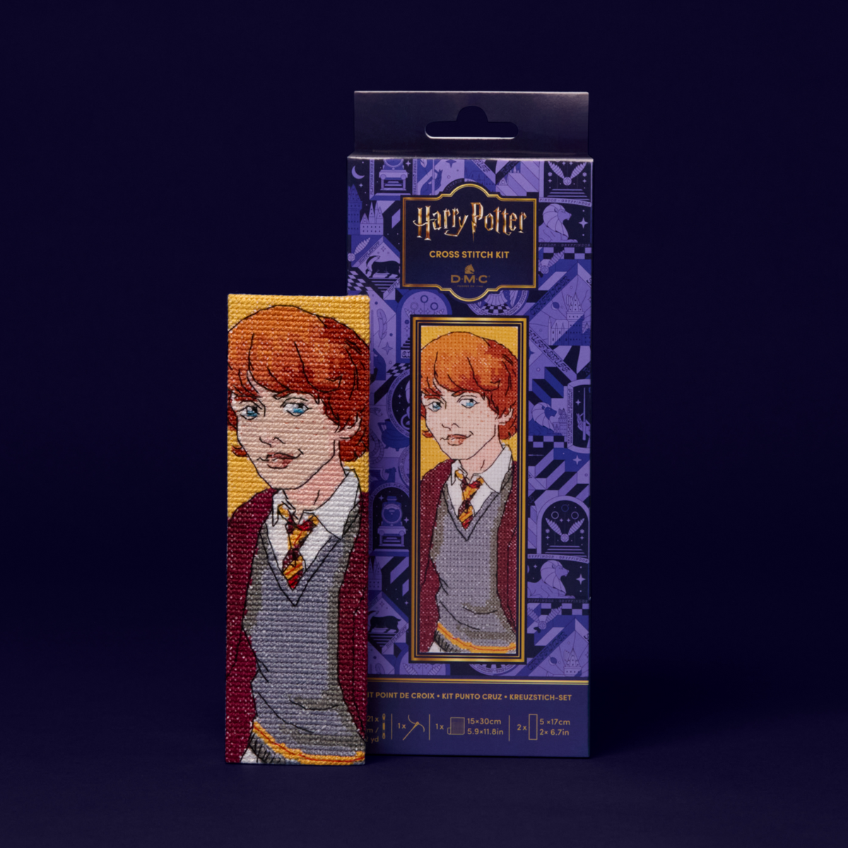 DMC Harry Potter - Ron Cross Stitch Bookmark Kit