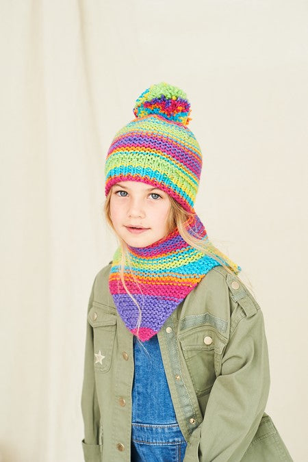 Stylecraft Merry Go Round Chunky Hat & Scarf Pattern 10050
