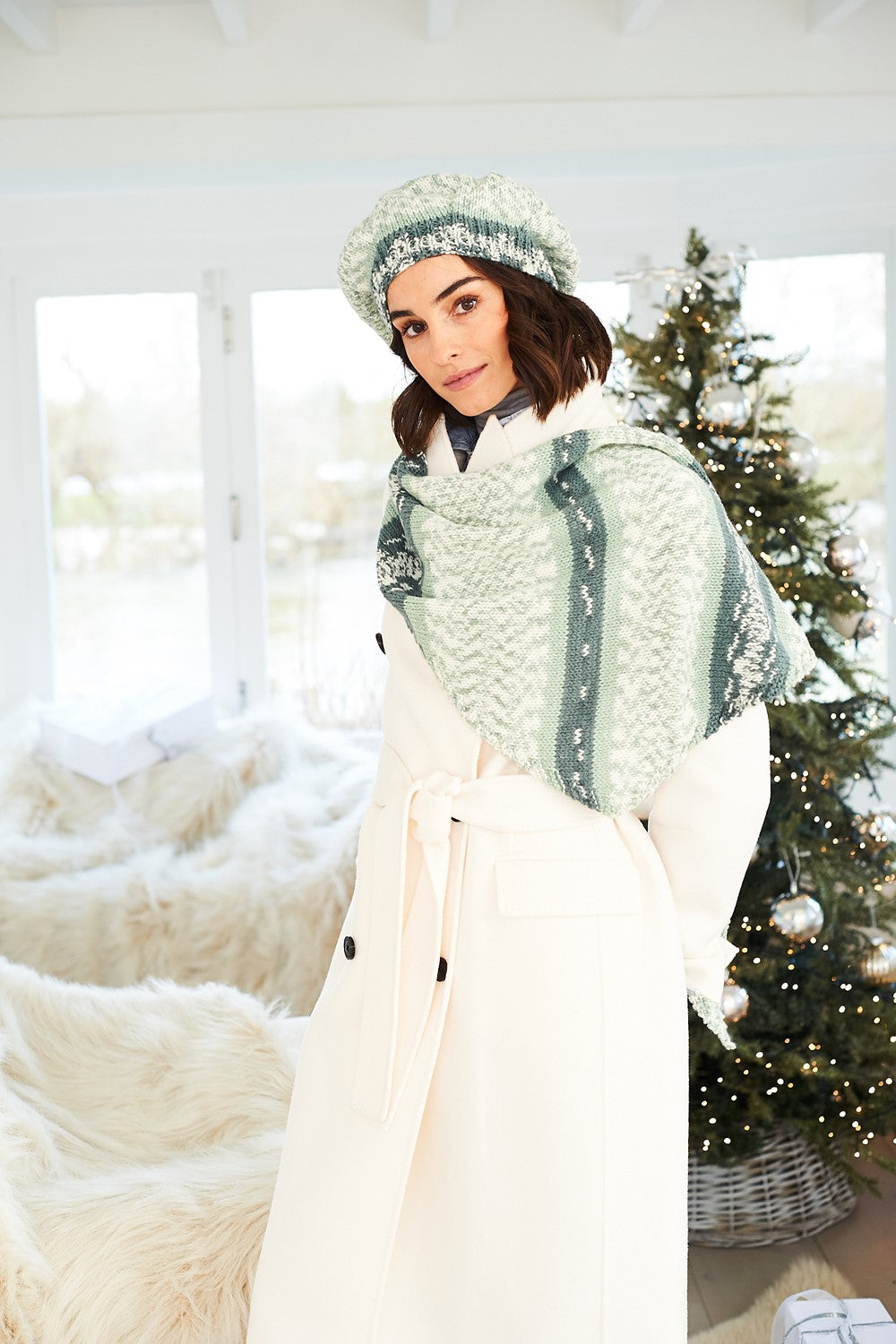 Stylecraft Easy Fair Isle Aran Accessories Pattern 10076