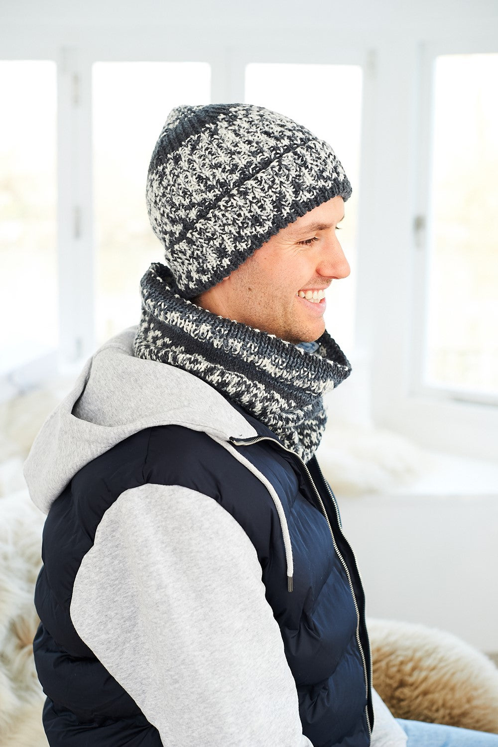 Stylecraft Easy Fair Isle Aran Accessories Pattern 10076