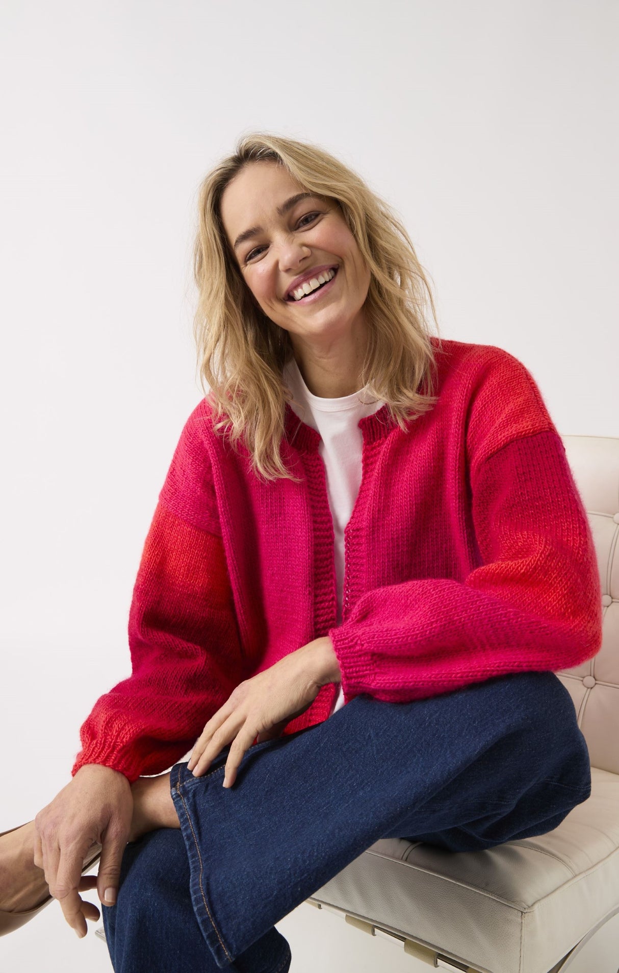 Sirdar Jewelspun Ombre Aran Event Edge-to-Edge Cardigan Pattern 10839