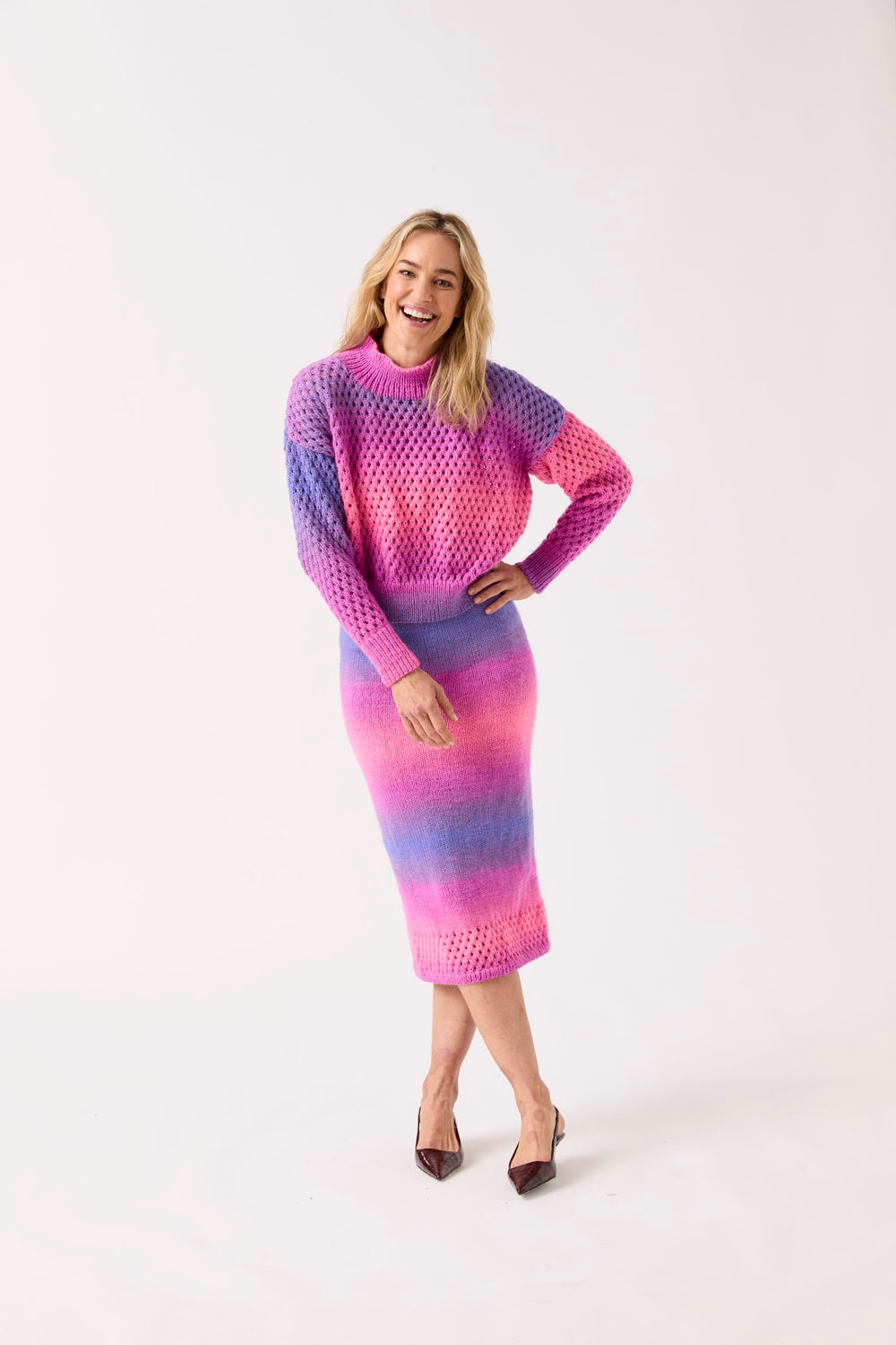 Sirdar Jewelspun Ombre Aran Togetherness Two-Piece Pattern 10842