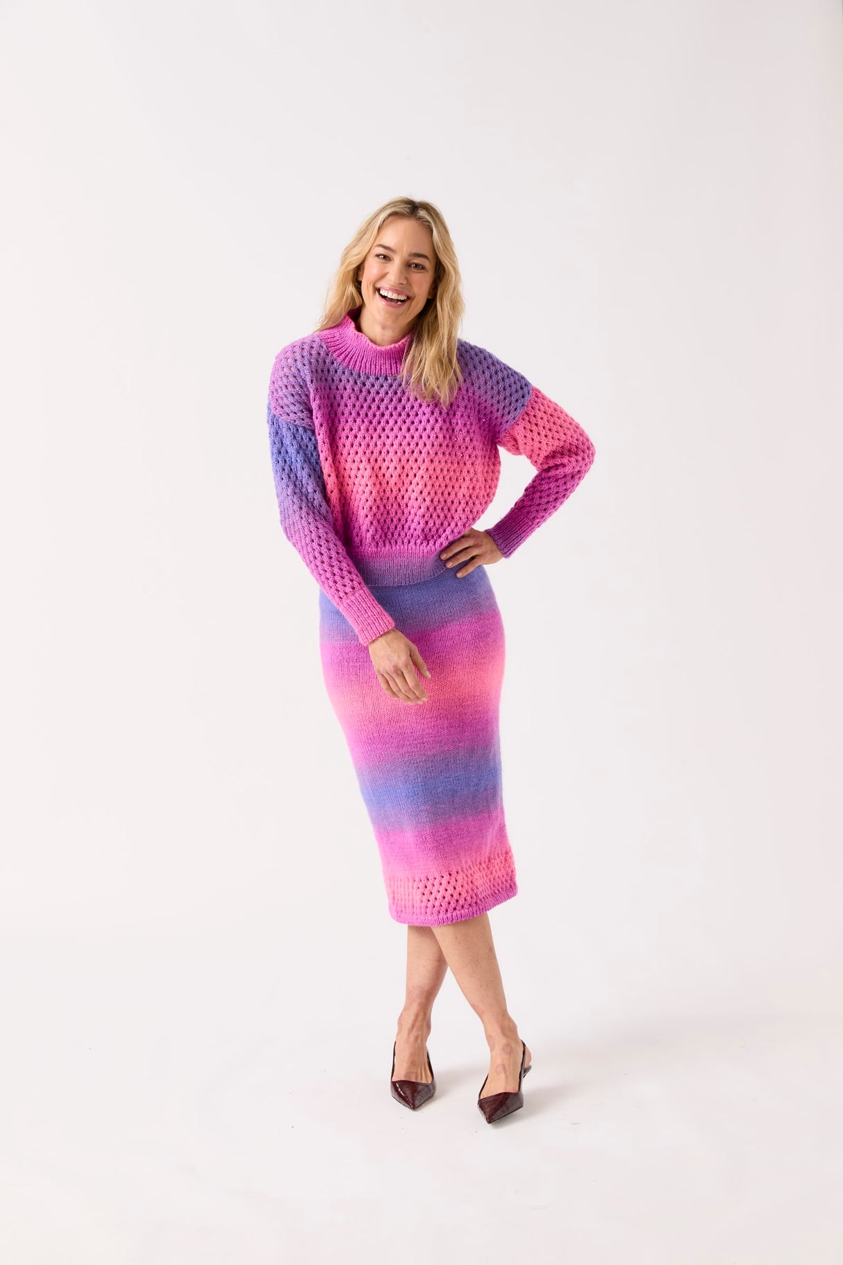 Sirdar Jewelspun Ombre Aran Togetherness Two-Piece Pattern 10842