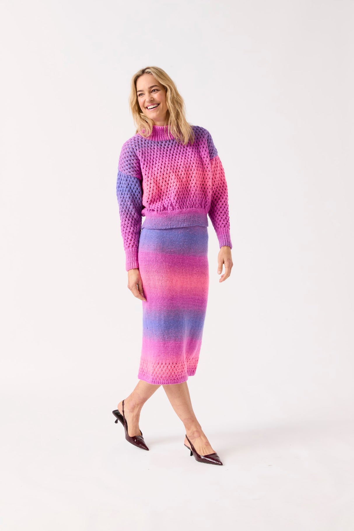 Sirdar Jewelspun Ombre Aran Togetherness Two-Piece Pattern 10842