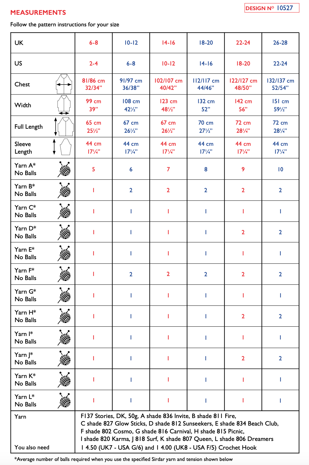 Sirdar Stories DK Sweater Pattern 10527