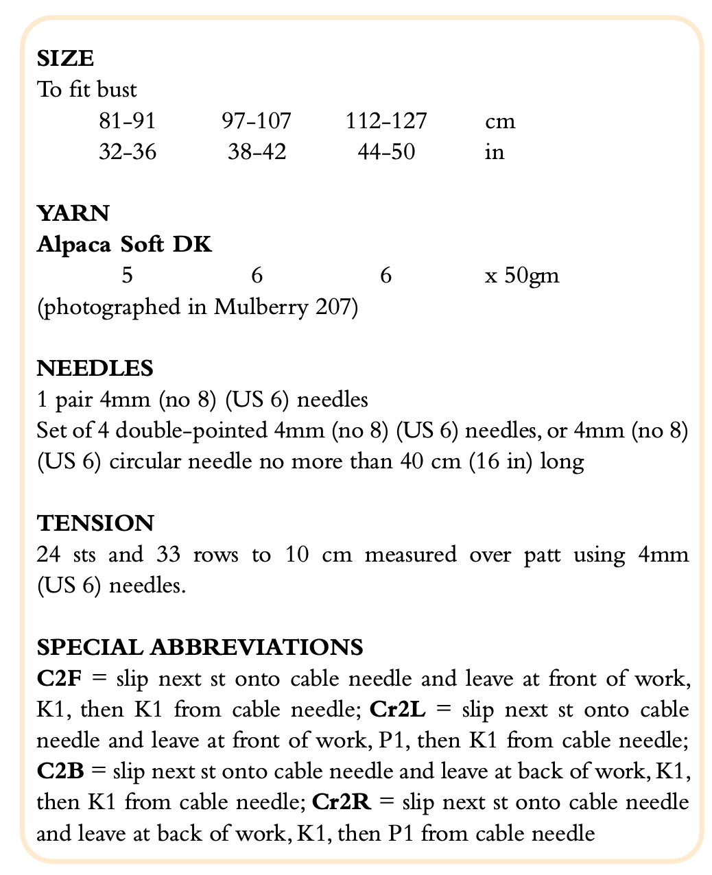 Rowan Alpaca Soft DK Broadgate Tabard Pattern By Georgia Farrell