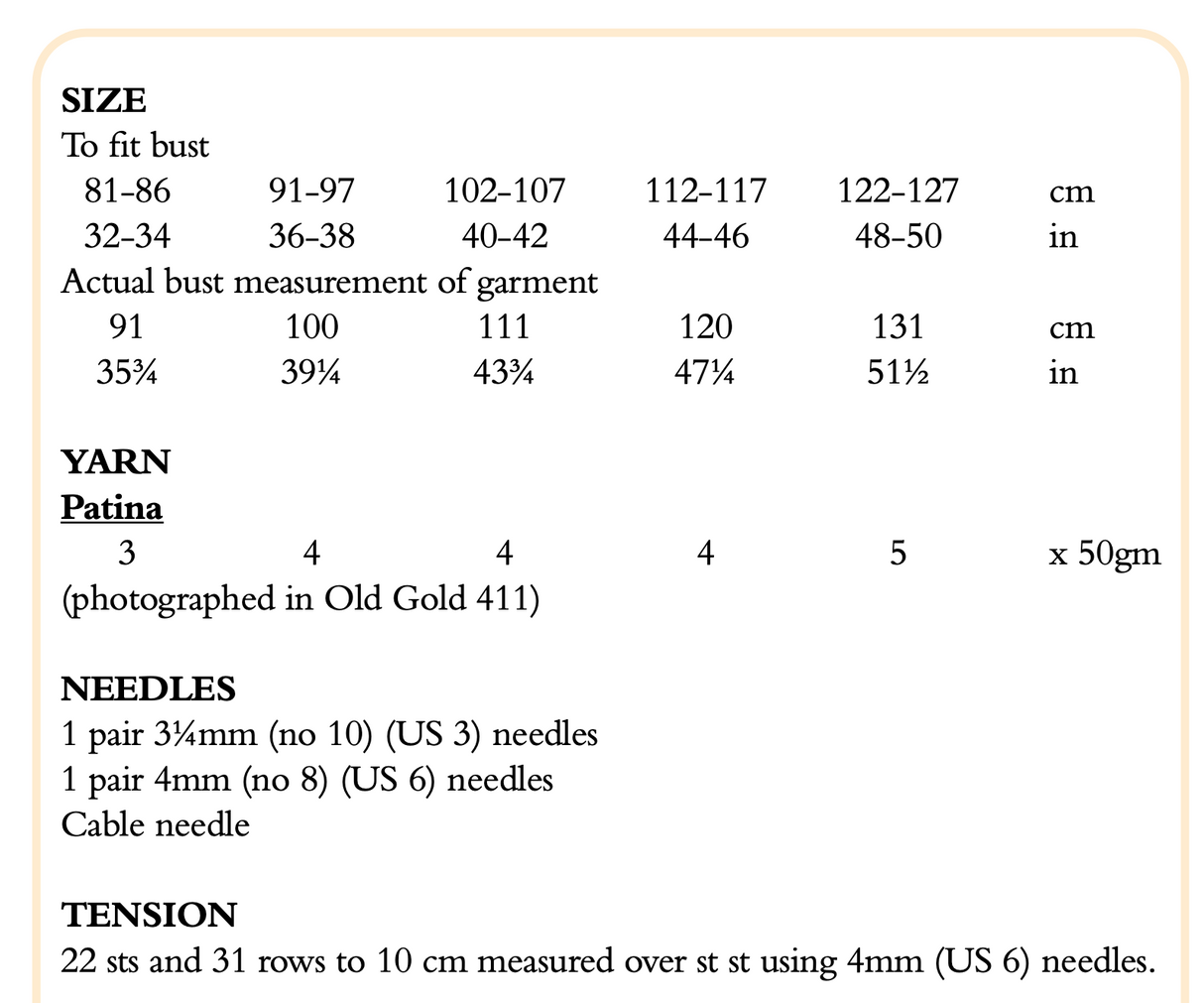 Rowan Patina DK Glitter Cardigan Pattern By Martin Storey