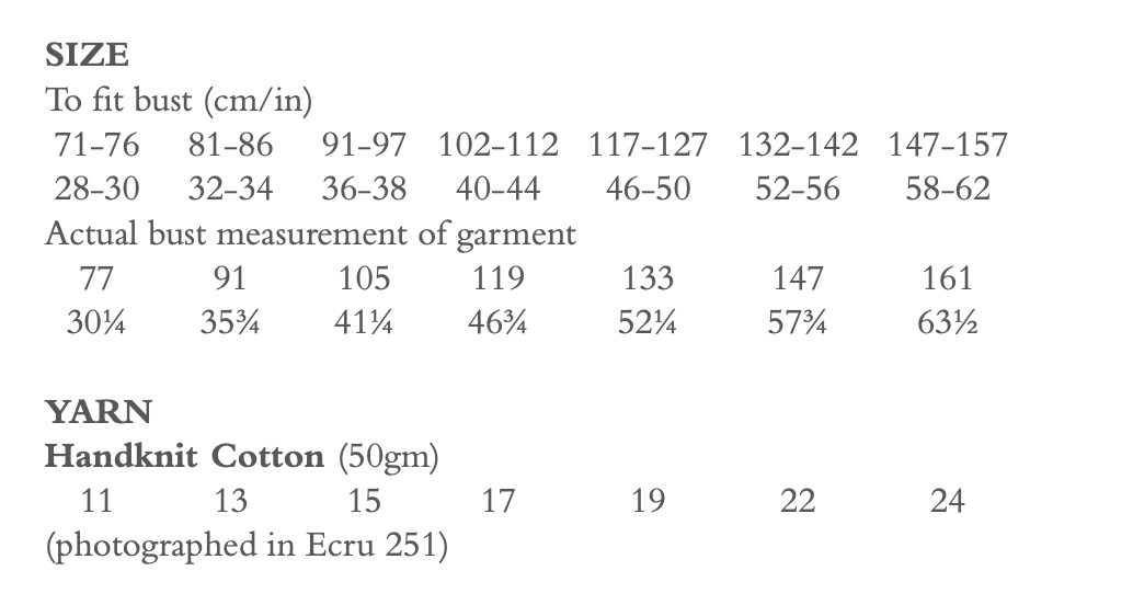 Rowan Handknit Cotton DK Kiara Cardigan Crochet Pattern