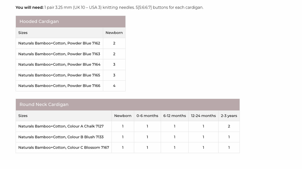 Stylecraft Naturals Bamboo Cotton DK Cardigan Pattern 9830