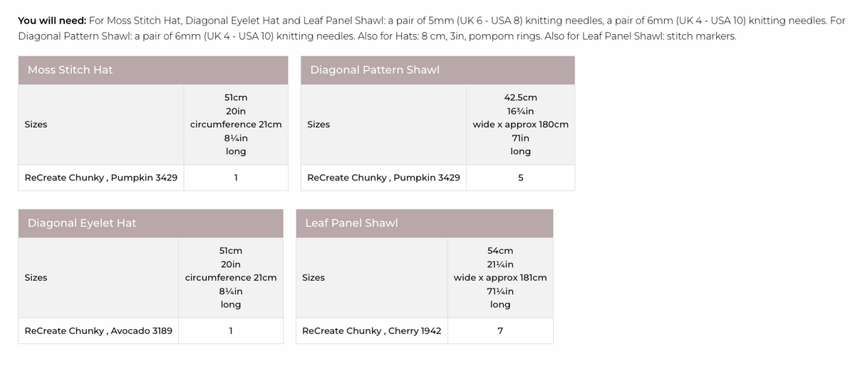 Stylecraft Recreate Chunky Hat & Shawl Pattern 9948