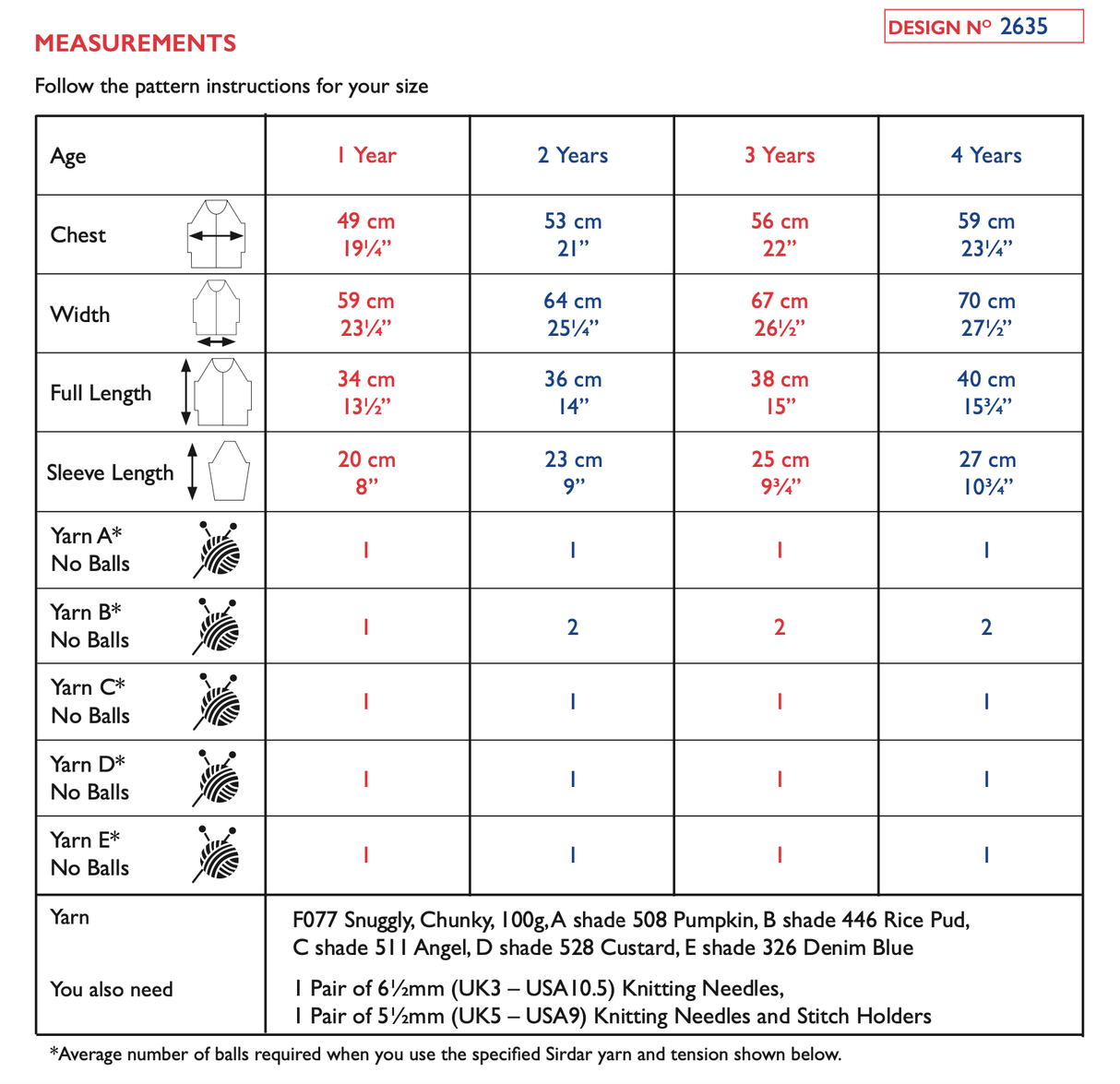 Sirdar Snuggly Chunky Pop It On Sweater Pattern 2635