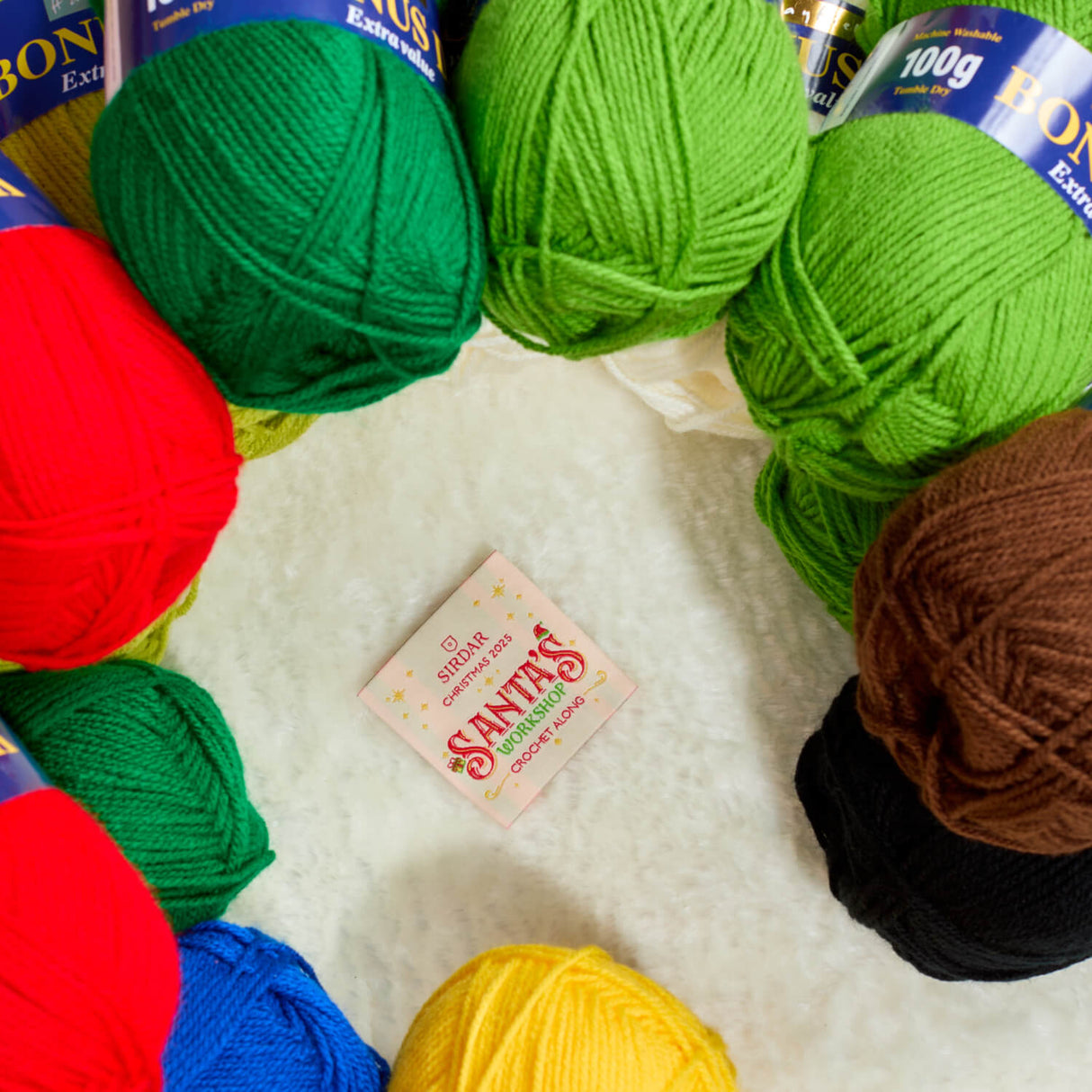 Sirdar Santa's Workshop Christmas Blanket 2025 - Crochet Along (CAL)