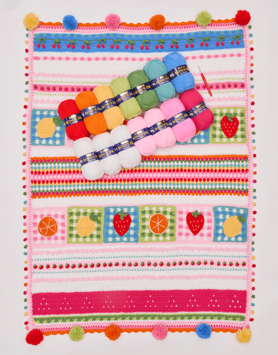 Sirdar Summer Picnic Blanket 2025 - Crochet Along (CAL)
