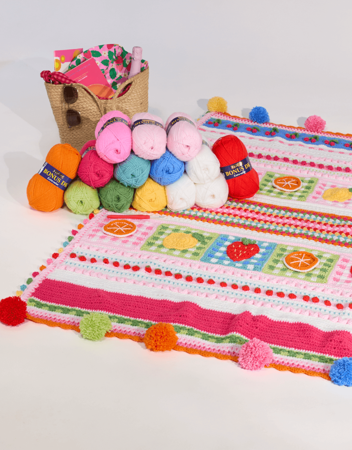 Sirdar Summer Picnic Blanket 2025 - Crochet Along (CAL)