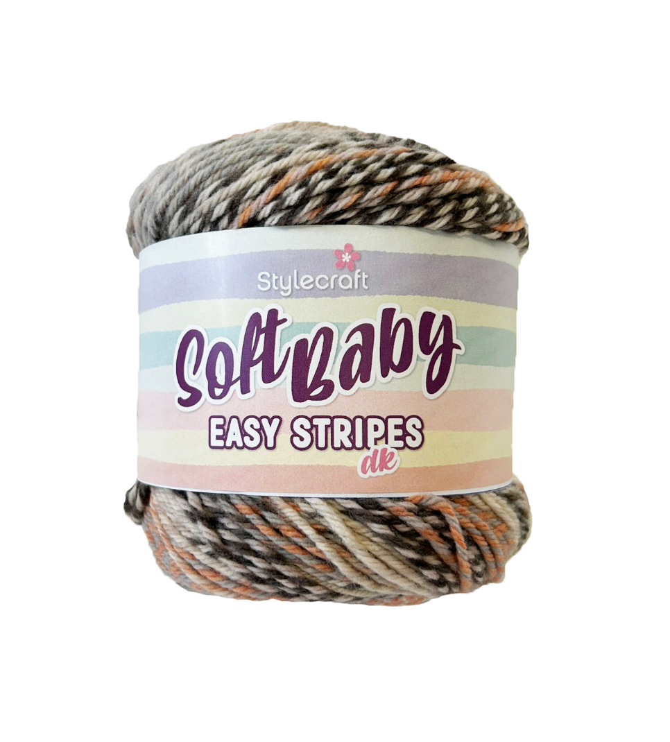 Stylecraft Soft Baby Easy Stripes DK 100g