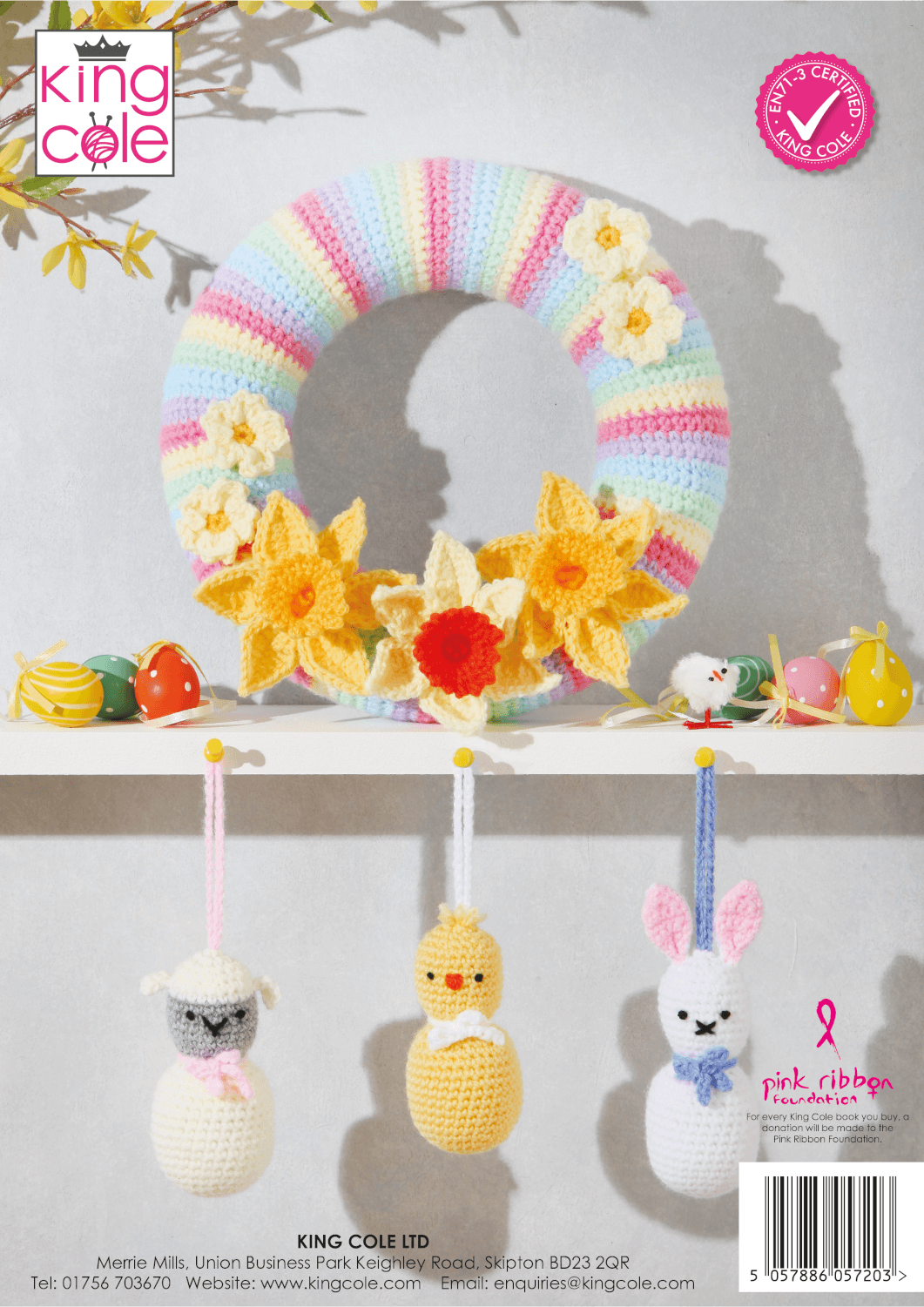 King Cole Spring Time Crochet Book 1