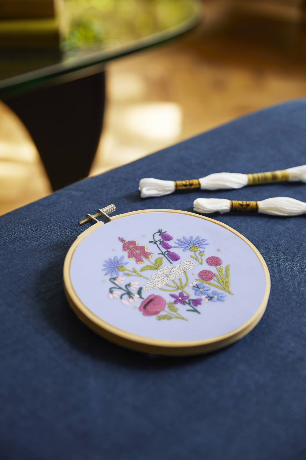 DMC Embroidery Kit English Garden by Celeste Johnston