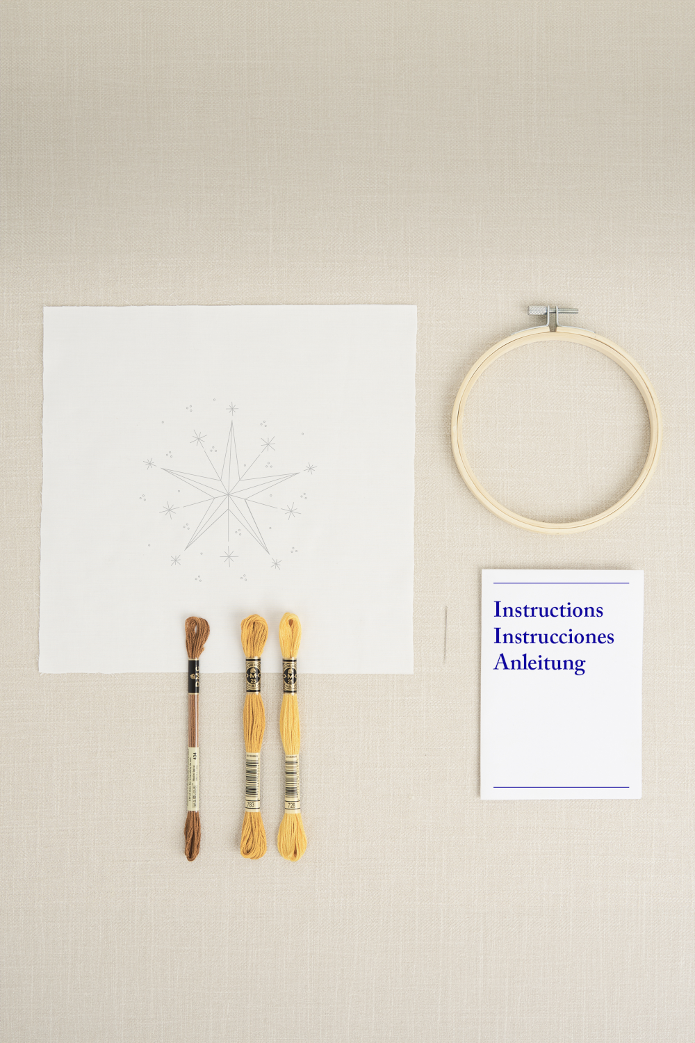 DMC Embroidery Kit Starlight Stars by Jenni Davis