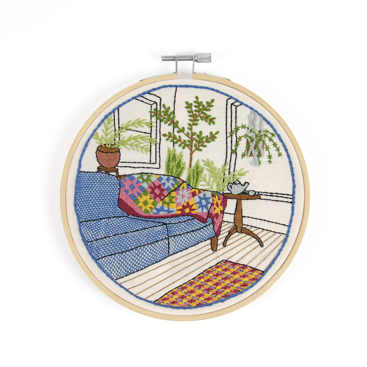 DMC Embroidery Winter Garden by Karin Fast Woven-Effect