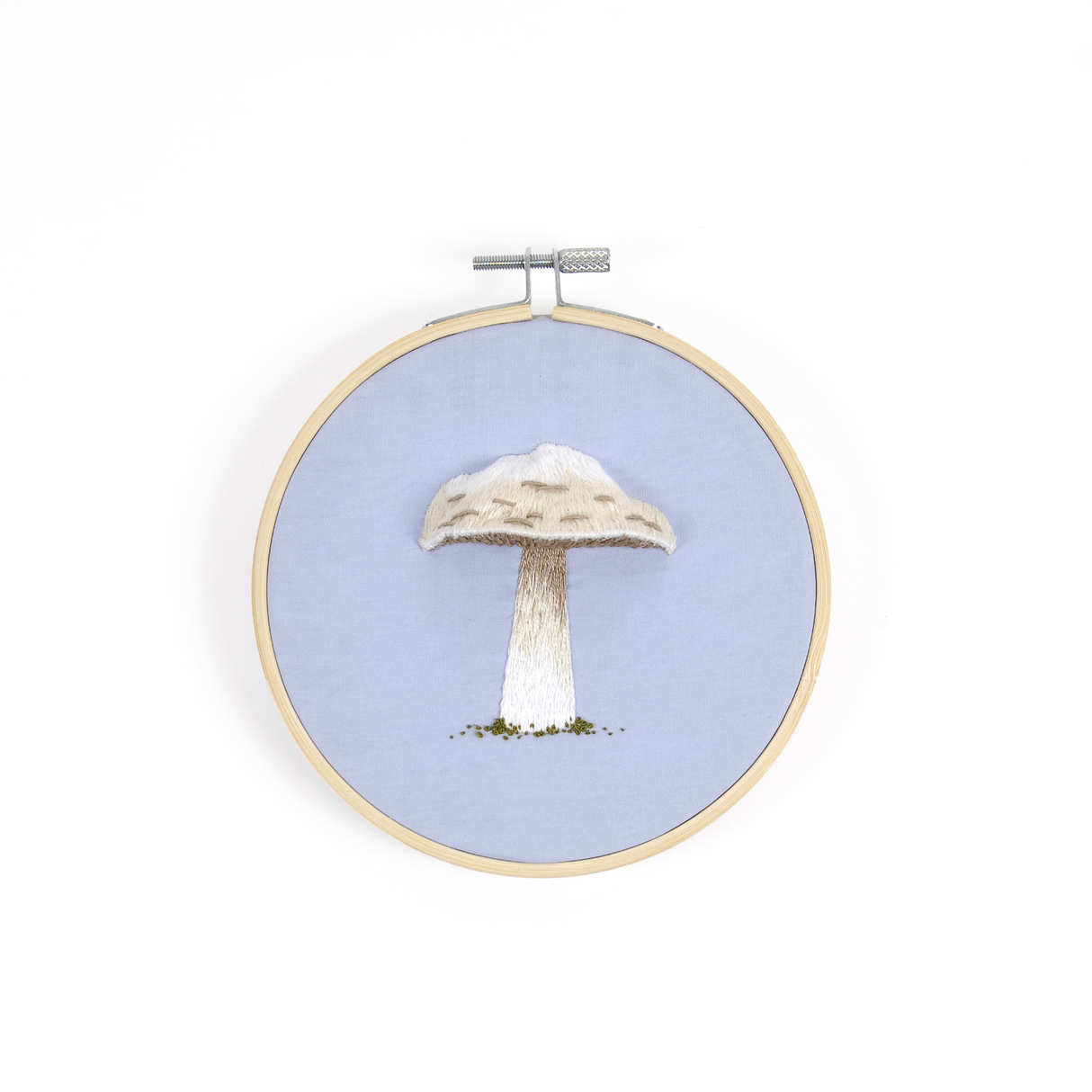 DMC Embroidery Prince Mushroom by Pippa Haynes 3D / Stumpwork