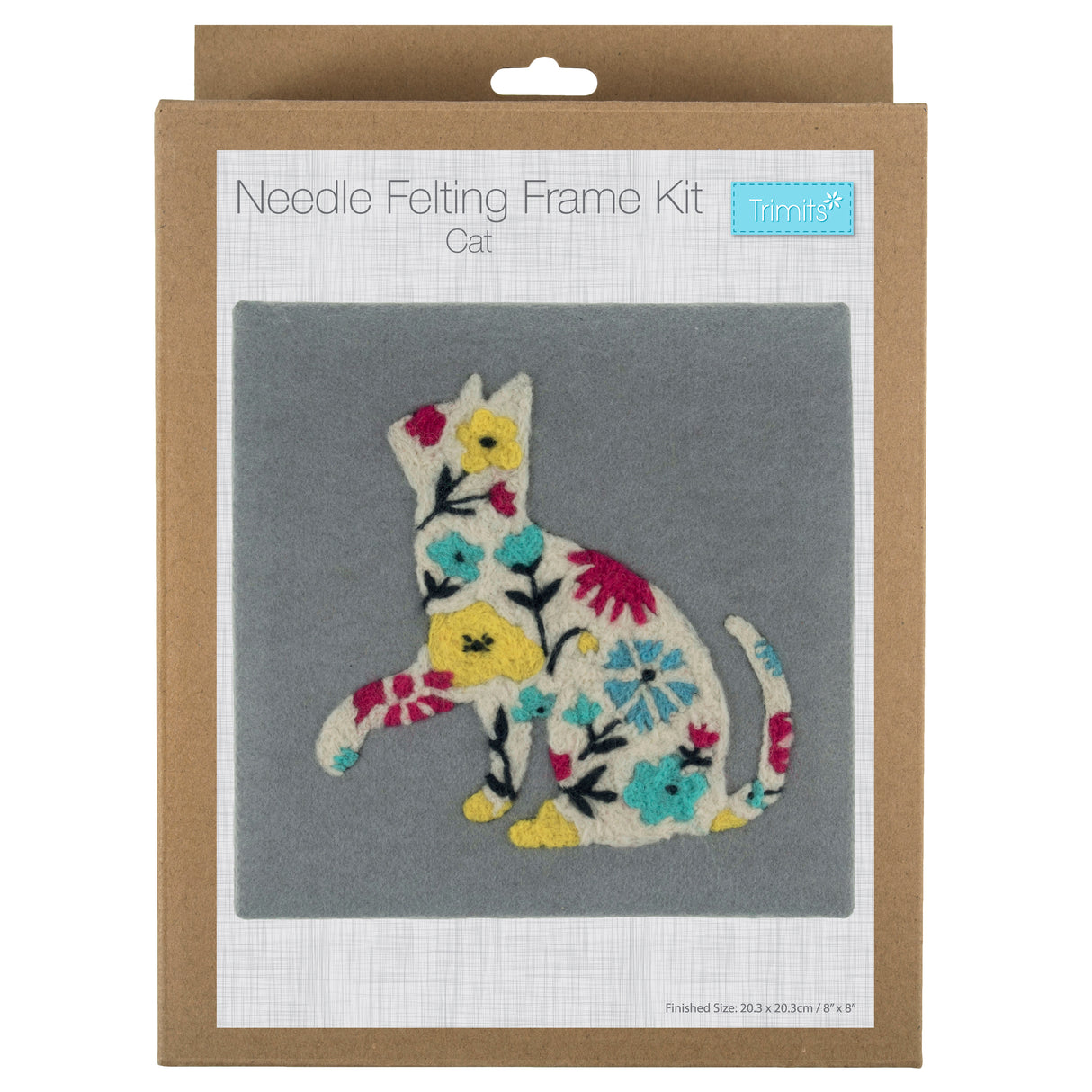 Trimits Needle Felting Frame Kit - Cat 20.3 x 20.3 cm
