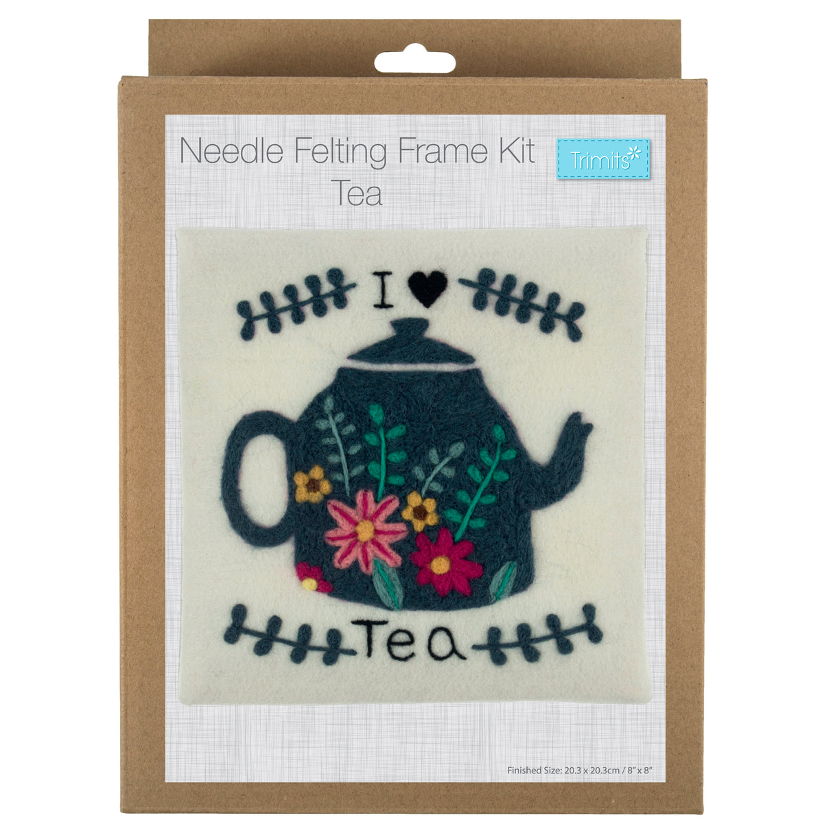 Trimits Needle Felting Frame Kit - Tea 20.3 x 20.3cm