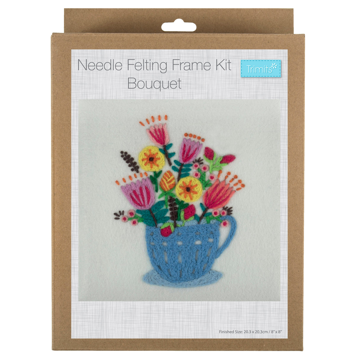 Trimits Needle Felting Frame Kit - Bouquet 20.3 x 20.3cm