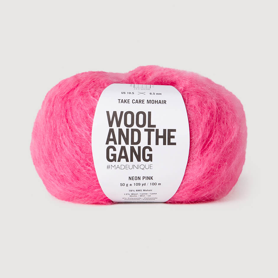 Wool and The Gang Take Care Mohair Aran 50g
