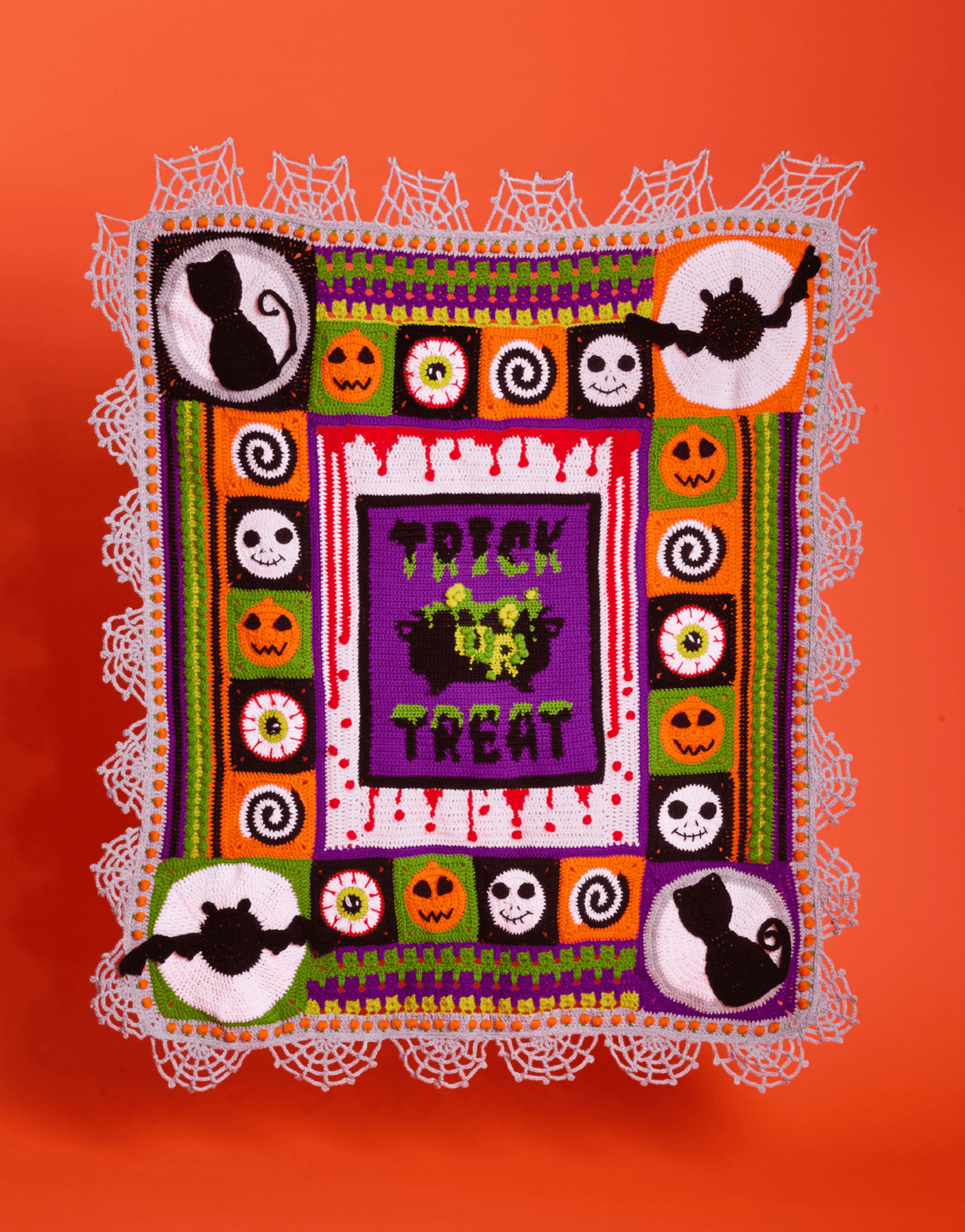 Sirdar Trick or Treat Halloween Blanket 2025 - Crochet Along (CAL)