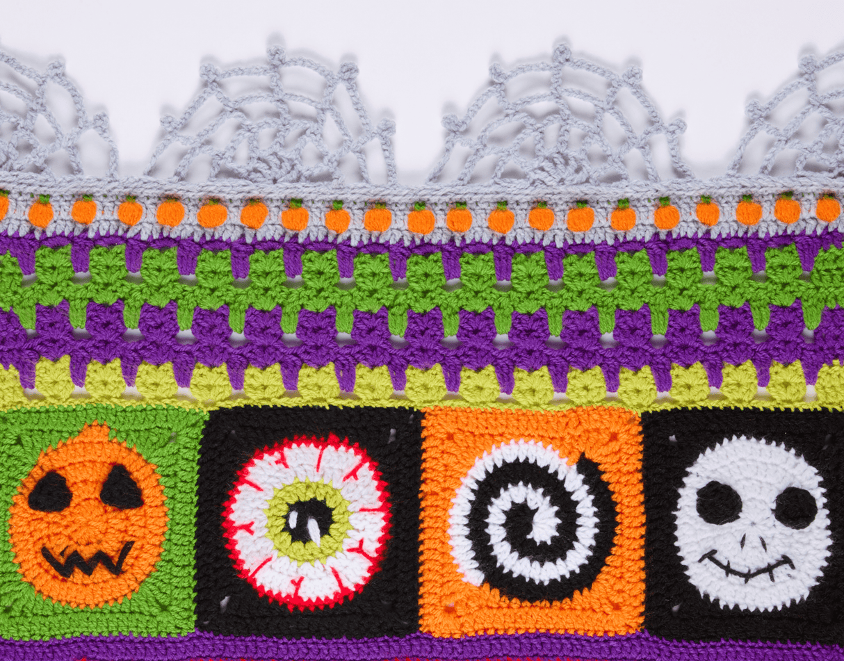 Sirdar Trick or Treat Halloween Blanket 2025 - Crochet Along (CAL)