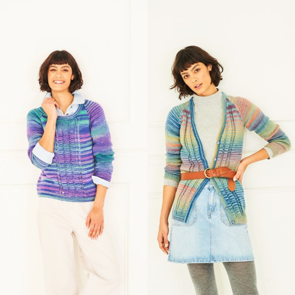 Stylecraft Knit Me, Crochet Me DK Sweater & Cardigan Pattern 10041