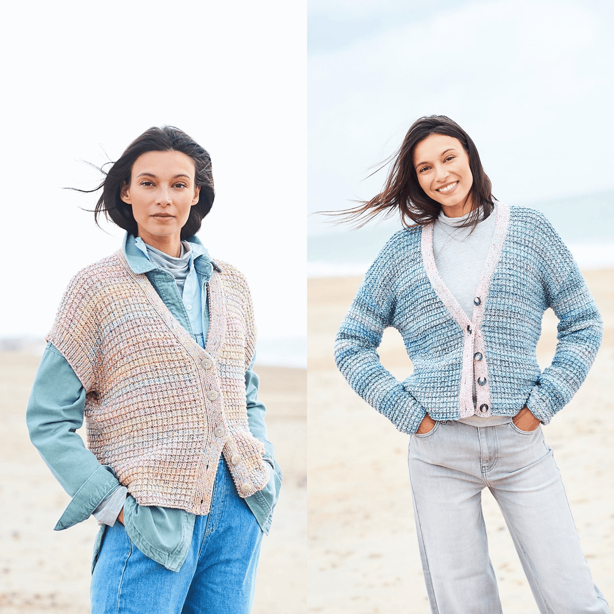Stylecraft Impressions Aran Cardigan & Waistcoat Pattern 10011